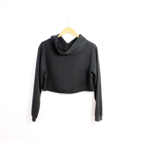 *Streetwear Society Black Cropped  Hoodie - Picture 5 of 5